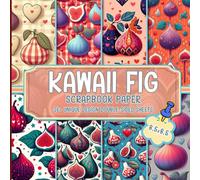 Kawaii Fig Scrapbook Paper: 36 Patterned Cute Figurine Paper for Junk Journals, Collage Art, and Paper Crafts