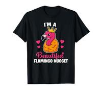Kawaii Flamingo Chicken Nugget Cute Food Animal Lover Art T-Shirt