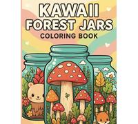 Kawaii Forest Jars Coloring Book for Kids | Over 100 Whimsical Nature Scenes with Cute Animals, Mushrooms, and Magical Worlds Inside Jars: Adorable ... Fun for Toddlers, Preschoolers, and Young