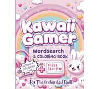 Kawaii Gamer Wordsearch & Coloring Book