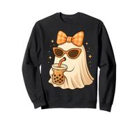 Kawaii Ghost Boba Boba Tea Mignon Fantôme Halloween Sweatshirt