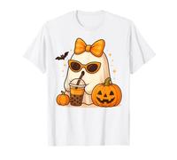 Kawaii Ghost Boba Boba Tea Mignon Fantôme Halloween T-Shirt