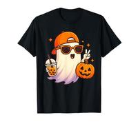 Kawaii Ghost Boba Boba Tea Mignon Fantôme Halloween T-Shirt