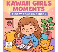 Kawaii Girls Moments - A Cozy Coloring Book: Adorable Everyday Scenes for Relaxation, Self-Care & Fun