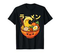 Kawaii Grande Vague de Ramen Nouilles Style Japonais Anime T-Shirt