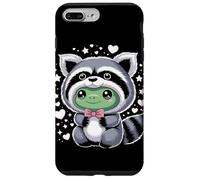 Kawaii Grenouille Costume Raton Laveur Crapauds Grenouilles Coque pour iPhone 7 Plus/8 Plus
