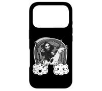 Kawaii Grim Reaper. Death Riding a Unicorn Nu Goth Aesthetic Coque pour iPhone 17 Pro