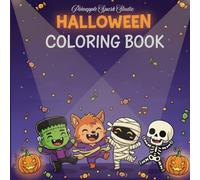 Kawaii Halloween Coloring Book for Kids: Fun and Friendly Ghosts, Witches & Zombies - Easy Coloring with Bold Lines