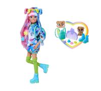 Simba Poupée mannequin Kawaii Hi Mia – articulée, à coiffer, accessoires & chien – dès 4 ans