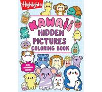Kawaii Hidden Pictures Coloring Book