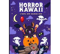 kawaii horror coloring book: Dive into the spooky-cute world of Kawaii Horror This coloring book blends adorable charm with creepy fun, featuring ... make coloring a magical escape for teens a