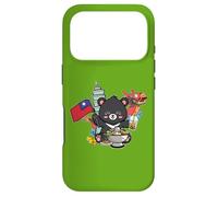 Kawaii Hot Pot Boba Bear Taiwan Flag Travel Coque pour iPhone 17 Pro