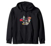 Kawaii Hot Pot Boba Bear Taiwan Flag Travel Sweat à Capuche