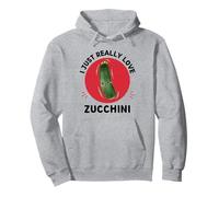 Kawaii I Just Really Love Cute Courgettes Légumes Amateur Sweat à Capuche