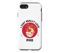 Kawaii I Just Really Love Pho Soup Amateur de Cuisine vietnamienne Coque pour iPhone SE (2020) / 7/8