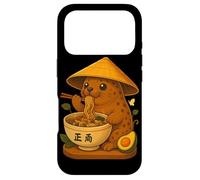 Kawaii Japonais Phoque Mangeant Ramen Nouilles Bol Amant Phoque Coque pour iPhone 17 Pro