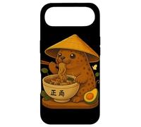 Kawaii Japonais Phoque Mangeant Ramen Nouilles Bol Amant Phoque Coque pour iPhone Air
