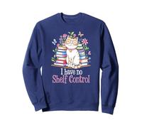 Kawaii, Je n'ai Aucun CONTRÔLE D'ÉTAGÈRE | Cat Bookworm Squad Book Club Sweatshirt