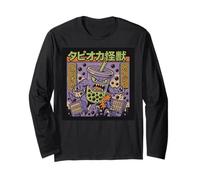 Kawaii Kaiju Boba Monster Bubble Tea Anime Manche Longue