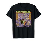 Kawaii Kaiju Boba Monster Bubble Tea Anime T-Shirt