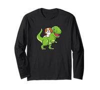 Kawaii Kids Boys Dino Dinosaur Cavalier King Charles Spaniel Manche Longue