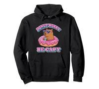 Kawaii Kids Womens Girls Donut Don't Worry Be Capy Lover Sweat à Capuche