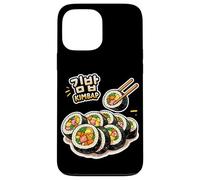 Kawaii Kimbap Cuisine coréenne Foodie Voyage en Corée Coque pour iPhone 13 Pro Max