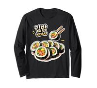 Kawaii Kimbap Cuisine coréenne Foodie Voyage en Corée Manche Longue