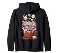 Kawaii Koala Chocolat Chaud Guimauve Chocolat Koala Sweat à Capuche