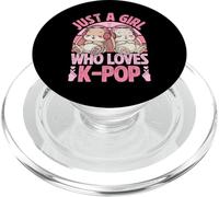 Kawaii Lapins Lapins Kpop Just A Girl Who Loves K Pop Girl PopSockets PopGrip pour MagSafe