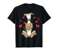 Kawaii Lévrier Espagnol Chien Peluche Cœur Galgo Espagnol T-Shirt