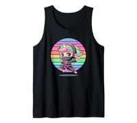 Kawaii Licorne Ninja Girl Cute préscolaire Team Dream Kungfu Débardeur
