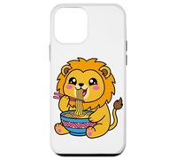Kawaii Lion Ramen Graphic Cute King Animal Style Japonais Coque pour iPhone 12 Mini
