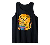 Kawaii Lion Ramen Graphic Cute King Animal Style Japonais Débardeur