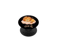 Kawaii Lion Zodiaque Lion Chibi Nuage Dormant Astrologie PopSockets PopGrip Adhésif