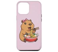 Kawaii Liste des Choses Que J'aime Capybara Et Nouilles Coque pour iPhone 12 Pro Max