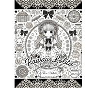 Kawaii Lolita Coloring Book For Adults