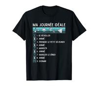 Kawaii Manga Japonais Ma Journée Idéale Otaku Japon Animé T-Shirt