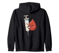 Kawaii Medical Joke Seringue de Sang Draw Phlébotomistes Sweat à Capuche