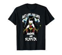 Kawaii mignon Just A Girl Who Loves Anime et Kava Tea Drink T-Shirt