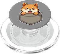 Kawaii Mignon Shiba Inu dans la Poche PopSockets PopGrip pour MagSafe