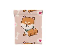 Kawaii Mignon Shiba Inu, Sac de Rangement pour Femmes, Portefeuille supérieur à Presser, Petit Porte-Monnaie, Pochette de Changement