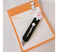 Kawaii Mini Cat Paw Art Utility Knife,Express Box Knife,Paper Cutter,Craft Wrapping,Everyday Illable Blade,School And Office Staacquering - Type Black-1pcs
