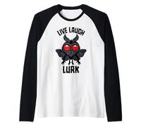 Kawaii Mothman Legendary Lurker Cryptide Manche Raglan