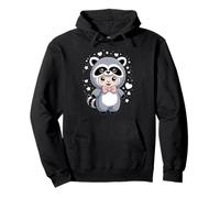 Kawaii Mouton Costume Raton Laveur Agneau Agneaux Sweat à Capuche