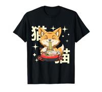 Kawaii Neko Otaku Ramen Renard Anime Ramen T-Shirt