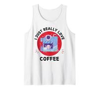 Kawaii Octopus J'adore Vraiment Les adorables Amateurs de café Débardeur