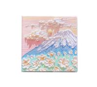 Kawaii Oil Painting Notebook Notepad Stationery Student Small Square Series