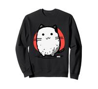 Kawaii Onigiri Chat Japon Conception esthétique Sweatshirt