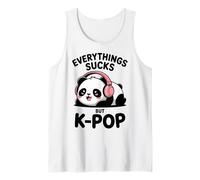 Kawaii Panda Bear Kpop Tout est nul sauf K Pop Girl Débardeur